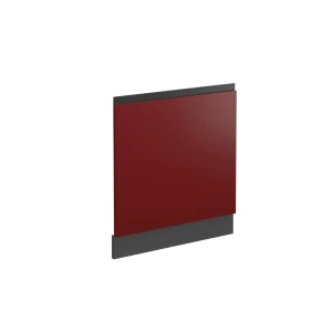 Frontplade R-Line Rød 59.6 cm J-form, uden bordplade Vicco