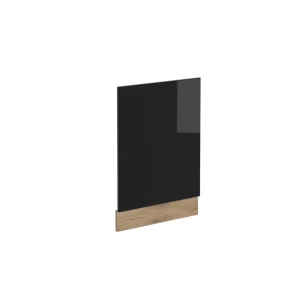 Frontblende R-Line Schwarz Hochglanz 45 cm ohne Arbeitsplatte Vicco