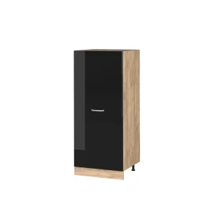 Højskab R-Line Sort højglans 60 cm Vicco