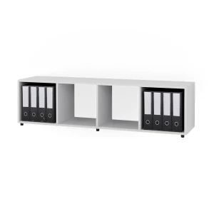 Rumdivider Ludus Hvid 142.5 x 36.2 cm med 2 foldekasser opt.3 Vicco