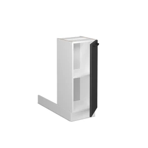 Kücheninsel Fame-Line Anthrazit Landhaus 30 cm ohne Arbeitsplatte livinity®