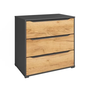 Skænk Ruben Gold power oak 48 x 77.6 cm med skuffer Vicco