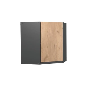 Hjørnehængeskab R-Line Gold power oak 57 cm J-form Vicco