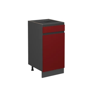 Køkkenskab R-Line Rød 40 cm J-form, uden bordplade Vicco