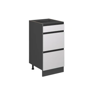 Køkkenskab R-Line Hvid 40 cm J-form, med skuffer, uden bordplade Vicco