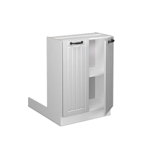 Kücheninsel Fame-Line Weiß Landhaus 60 cm ohne Arbeitsplatte livinity®