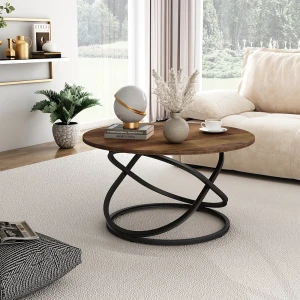 Couchtisch Calgary Holz 79.5 x 46 cm mit großer Arbeitsfläche livinity®