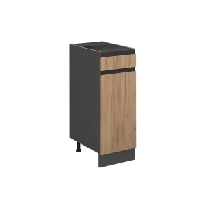 Køkkenskab R-Line Gold power oak 30 cm J-form, uden bordplade Vicco