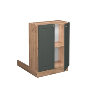 Kücheninsel Fame-Line Grün-Gold Landhaus 60 cm ohne Arbeitsplatte livinity®