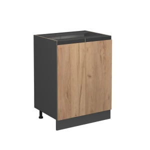 Køkkenskab R-Line Gold power oak 60 cm J-form, uden bordplade Vicco