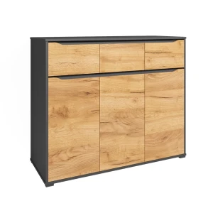 Skænk Ruben Gold power oak 48 x 101.6 cm med skuffer Vicco