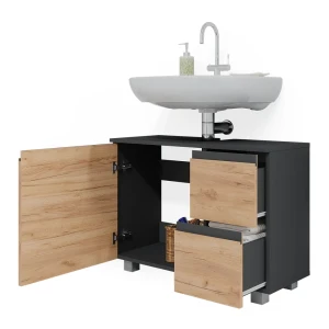 Underskab til badeværelse J-Shape Sonoma 80 x 60.8 cm Vicco