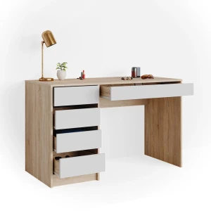 Frisørbord Sherry Hvid/Sonoma 120 cm Vicco