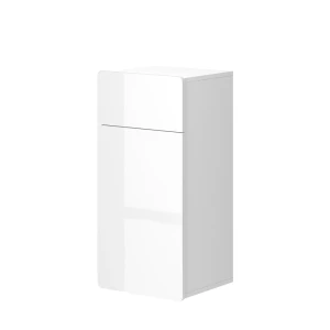 Midi skrinka Izan biely 36.6 x 76.6 cm so zásuvkou a dvierkami Vicco