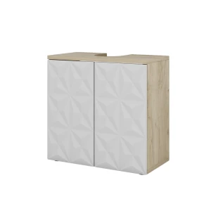 Vaskeskab Edge Hvid 60 x 57 cm med 2 døre Vicco