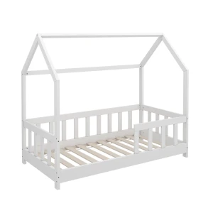 Hausbett Michelle Weiß 70x140 cm mit Rausfallschutz Vitalispa