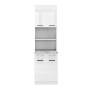 Keittiö lohko R-Line Valkoinen korkeakiilto 60 cm , AP Marble Vicco