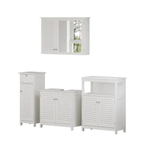 Badkamermeubelset Riad Wit 4 delen, optie 4 Vicco