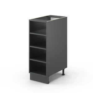 Küchenregal Fame-Line Anthrazit 30 cm ohne Arbeitsplatte livinity®