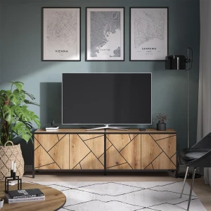 Lowboard Hatto Eiche 156.8 x 50 cm livinity®