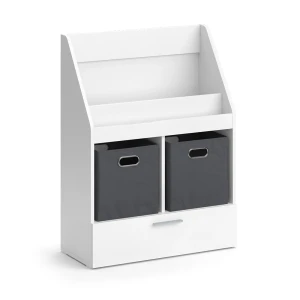 Bücherregal Luigi Weiß 72 x 96.2 cm Mit Faltboxen Vicco