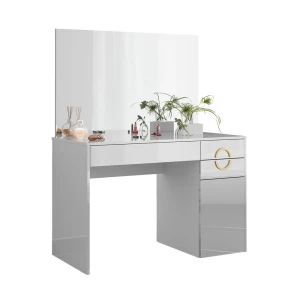Makeupbord Adela Hvid 115 cm med spejl Vicco