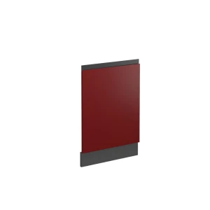Frontplade R-Line Rød 44.6 cm J-form, uden bordplade Vicco