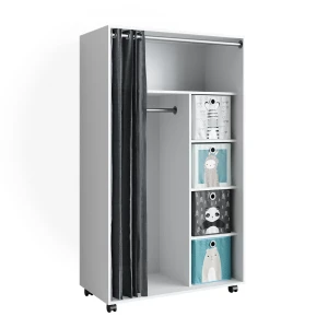 Armario de ropa Doros Blanco 100 x 168 cm Vicco