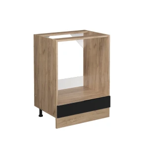 Meuble pour four R-Line Noir Haute brillance 60cm sans PT Vicco