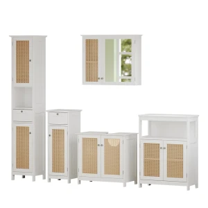 Badmöbel-Set Rosario Weiß 5 Teile Vicco