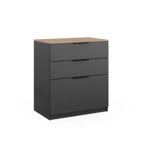 Sidebord Betti Antracit/Sonoma 50 x 90 cm Vicco