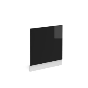 Pannello frontale R-Line Nero lucido 60 cm senza piano di lavoro Vicco