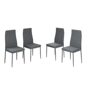 Spisebordsstol Grand Grå 42.5 x 48 cm Sæt med 4 stk. Vicco