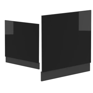 Frontblende R-Line Schwarz Hochglanz 60 cm ohne Arbeitsplatte livinity®