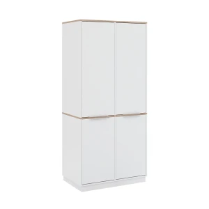 Filreol Betti Hvid/Sonoma 82 x 179 cm med 6 hylder Vicco