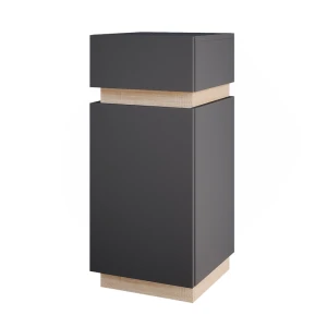 Midi kaappi Gloria antrasiitti 33x75.5 cm ovella ja laatikolla Vicco