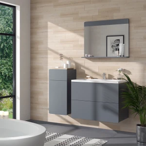 Midischrank Izan Grau 36.6 x 76.6 cm livinity®