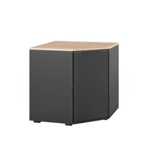 Skænk Betti Antracit/Sonoma 77.9 x 77.9 cm med 1 dør Vicco