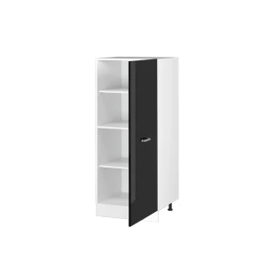 Vorratsschrank R-Line Schwarz Hochglanz 60 cm livinity®