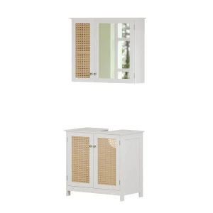 Set di mobili da bagno Rosario Bianco 2 parti Vicco