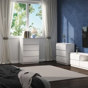 Kommode Calisto Weiß 70 x 102 cm livinity®