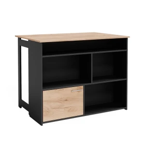 Bartabel Dominic Gold power oak 116 x 37 cm 4x åbne rum og 1x dør Vicco