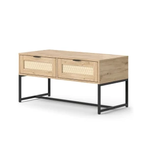 Commode avec tiroirs Natal Sonoma 100x48cm avec deux tiroirs Vicco