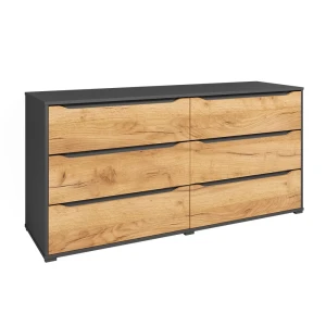 Skænk Ruben Gold power oak 48 x 77.6 cm med skuffer Vicco