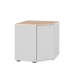 Skænk Betti Hvid/Sonoma 77.9 x 77.9 cm med 1 dør Vicco