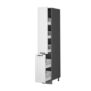 Apothekerschrank Fame-Line Weiß Landhaus 30 cm livinity®