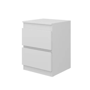 table de nuit Calisto Blanc 40x55cm Vicco