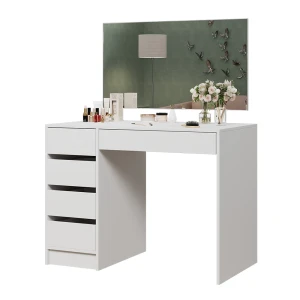 Makeupbord Thalia Hvid 100 cm med 5 skuffer Vicco