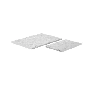 Keittiön työtasot R-Line Valkoinen/marmori 114 cm (sopii 87x87 kulmakaappiin) Vicco