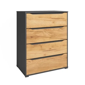 Skænk Ruben Gold power oak 48 x 101.6 cm med skuffer Vicco